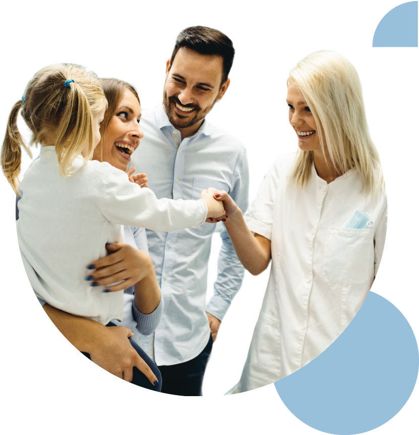 family meeting a dental provider